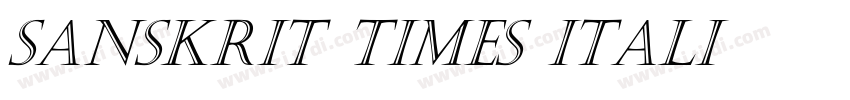 Sanskrit Times Itali字体转换